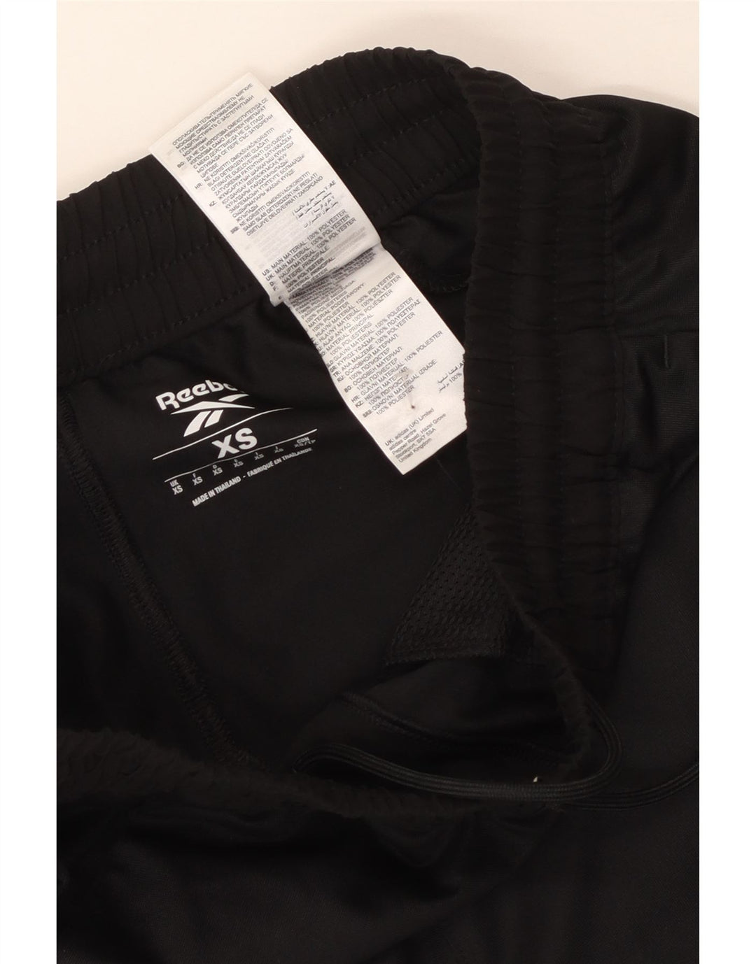 REEBOK Træningsdragtsbukser til kvinder UK 6 XS Sort polyester