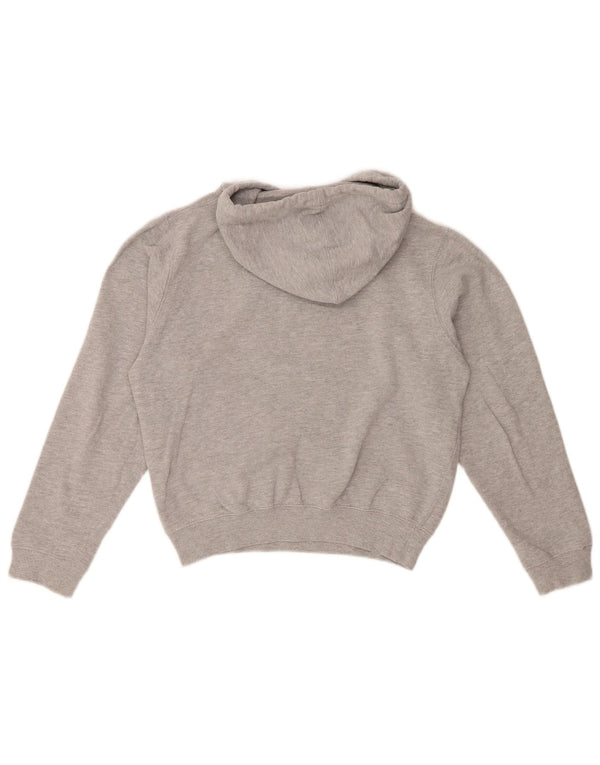 Hard Rock Cafe Dame New York Hoodie Jumper UK 10 Small Grey Cotton