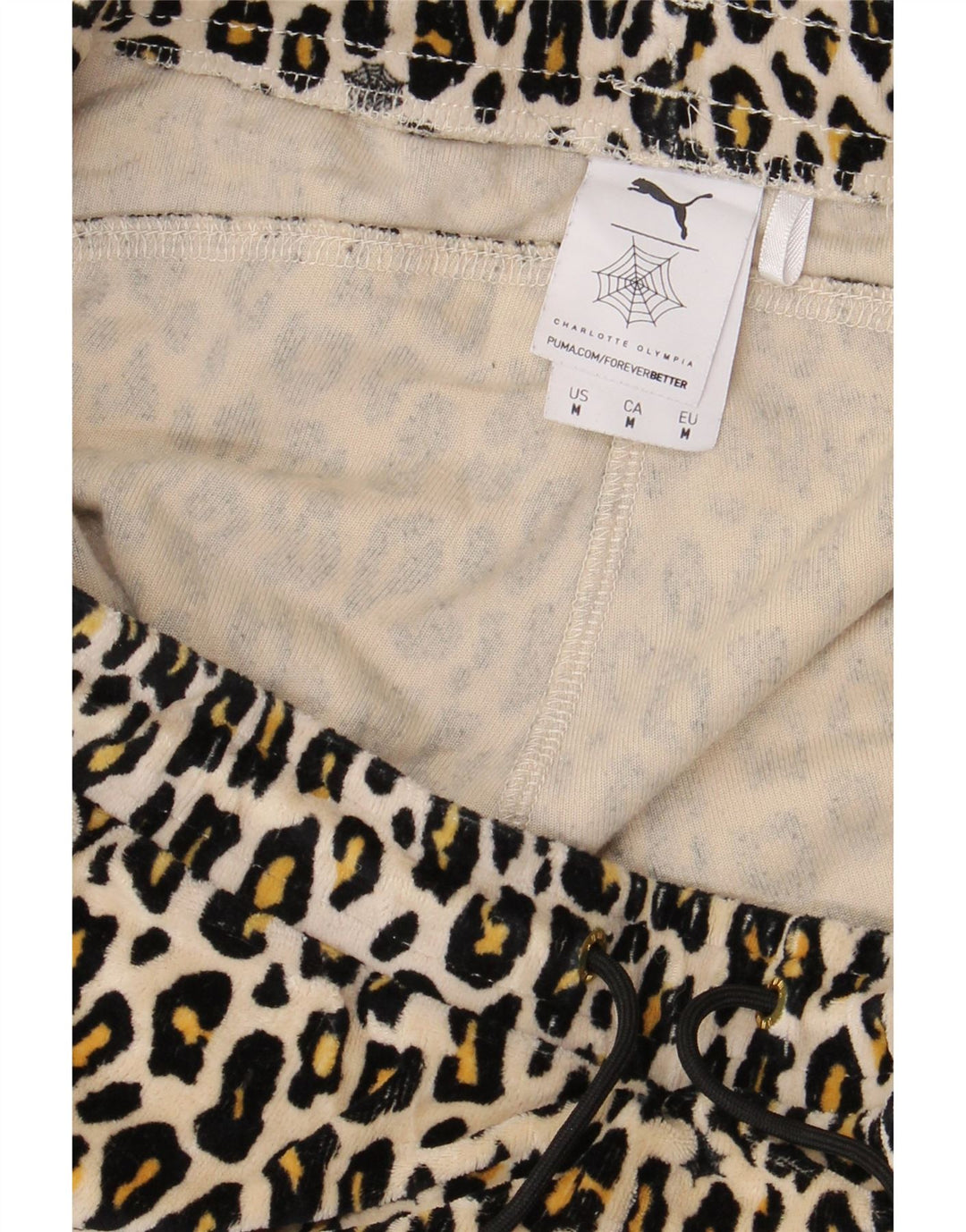 PUMA træningsdragt til kvinder Joggers UK 14 Medium Black Animal Print