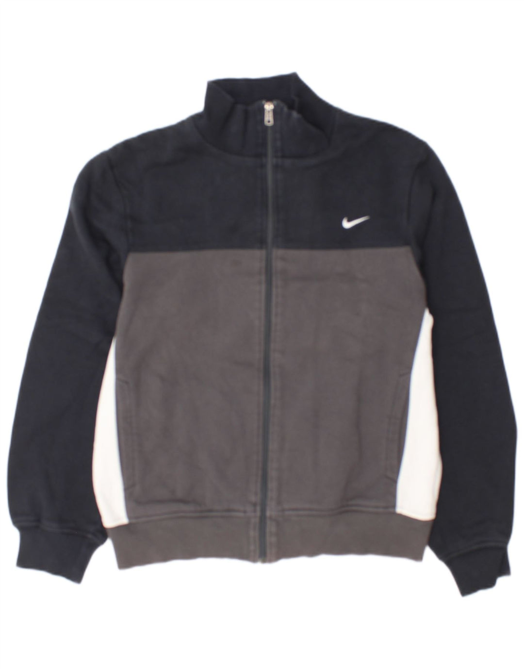 Nike træningsdragt til mænd, topjakke, lille marineblå Colourblock Bomuld