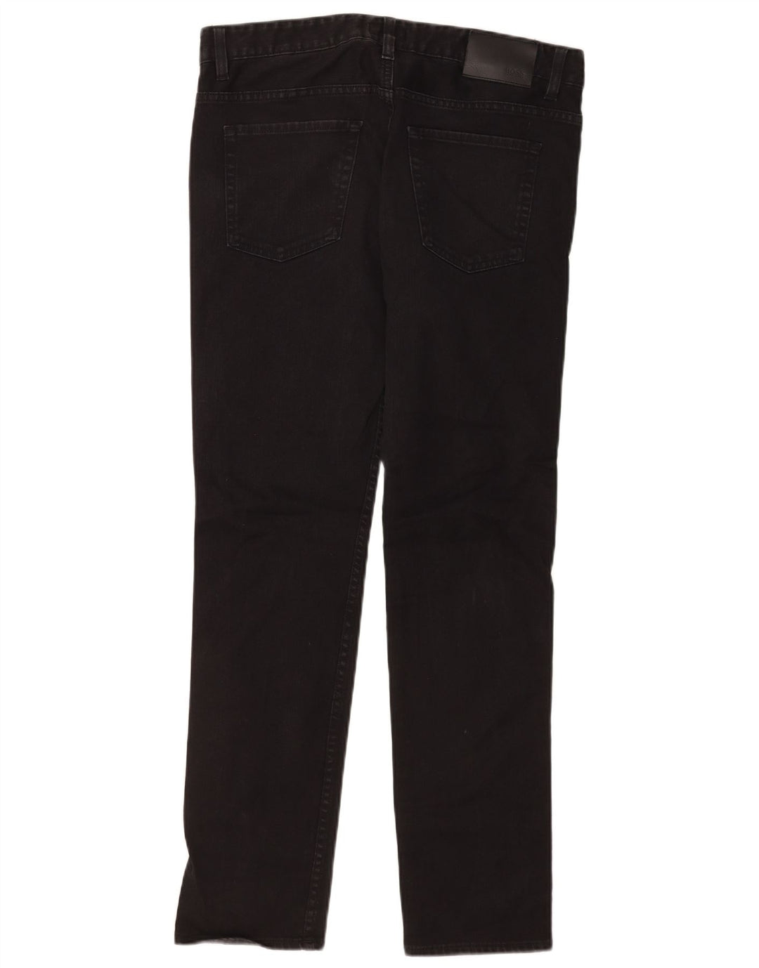 Hugo Boss Herre Slim Jeans W34 L32 Sort Bomuld