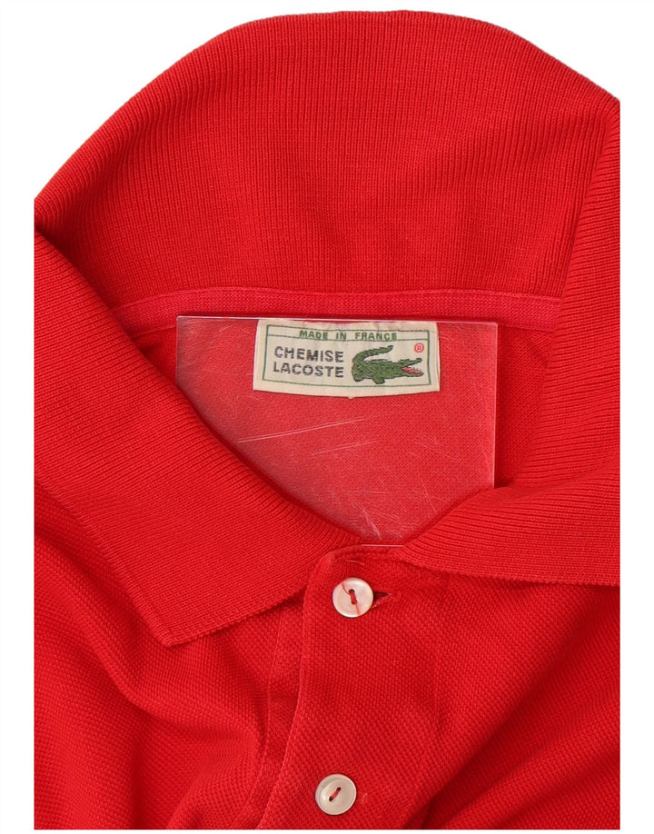 LACOSTE Poloskjorte til mænd Størrelse 6 XL Rød Bomuld