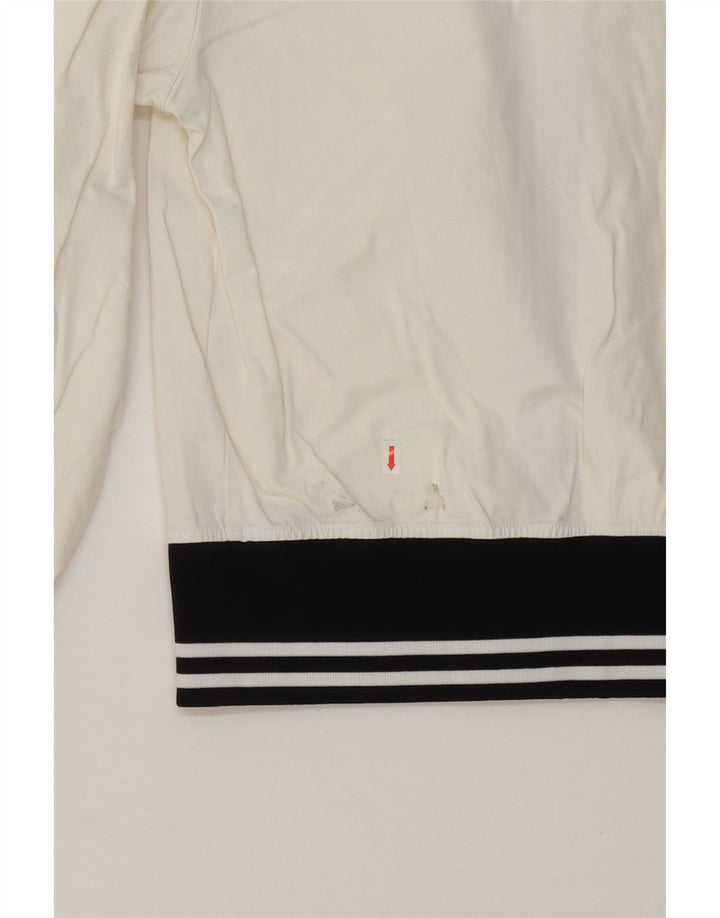 NORTH SAILS Womens Tracksuit Top Jacket UK 16 Large White Colourblock Vintage North Sails and Second-Hand North Sails from Messina Hembry 
