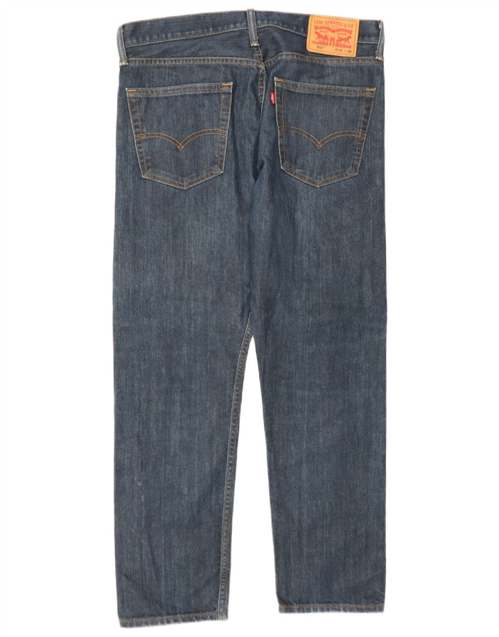 Levi's Herre 502 tilspidsede jeans W33 L30 blå bomuld