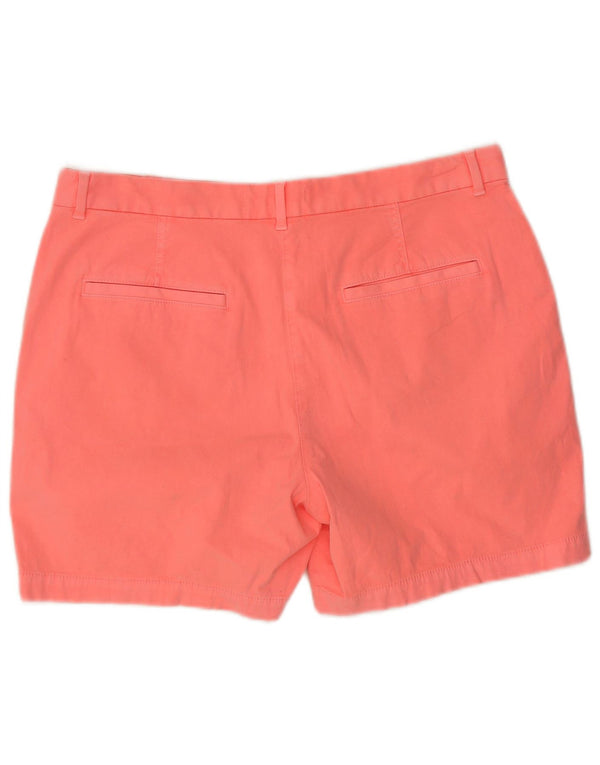 Marks & Spencer Chino Shorts til kvinder UK 14 Large W34 Pink Bomuld