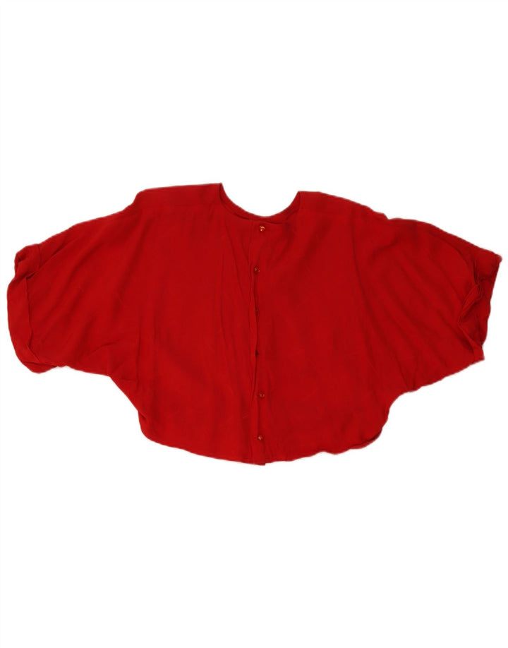 Vintage Kvinders Oversized 2-delt nederdel Sæt UK 14 Medium W26 Red