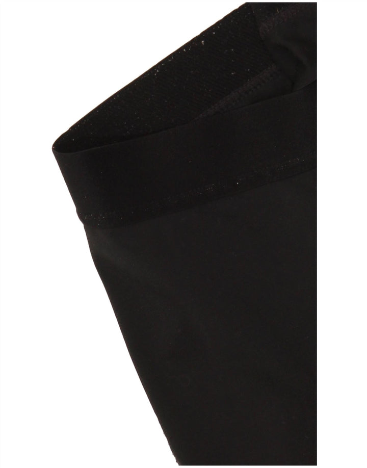 Nike Dame Dri Fit Grafiske Leggings UK 14 Medium Sort