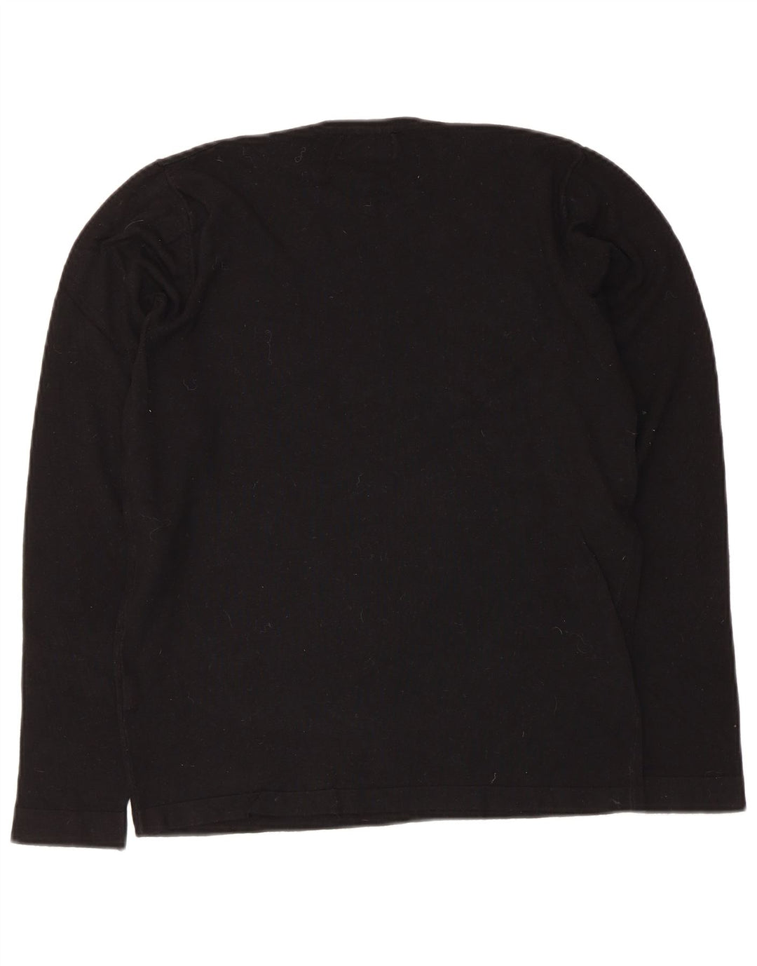 Zara Herre Top Langærmet Lille Sort Viscose