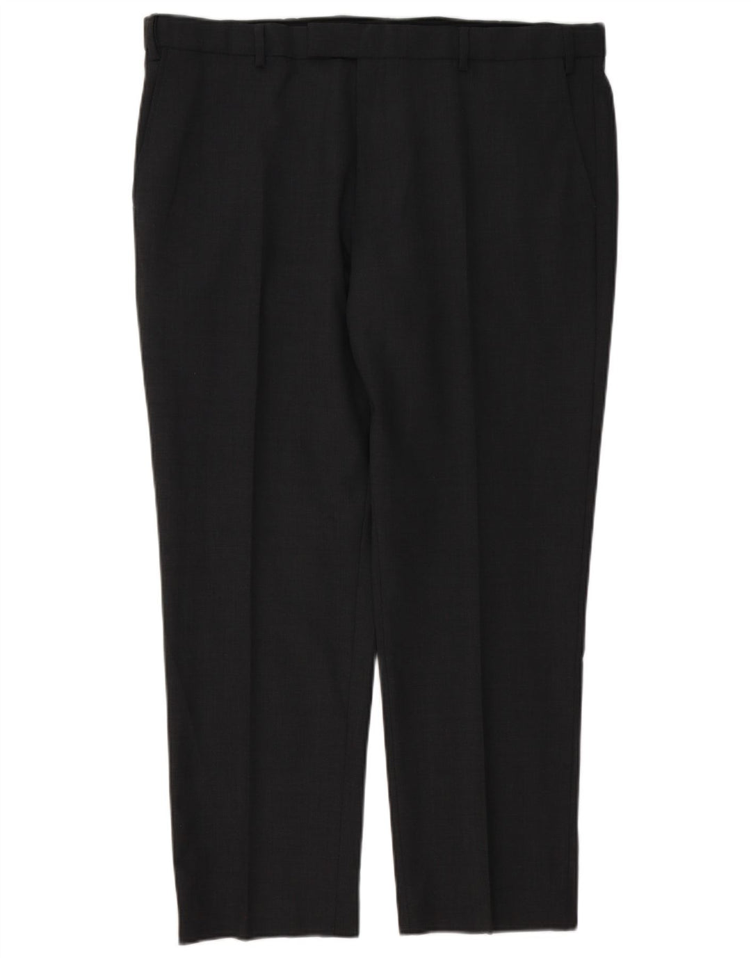 Marks & Spencer Herre Straight Regular Suit Bukser W40 L29 Grå uld