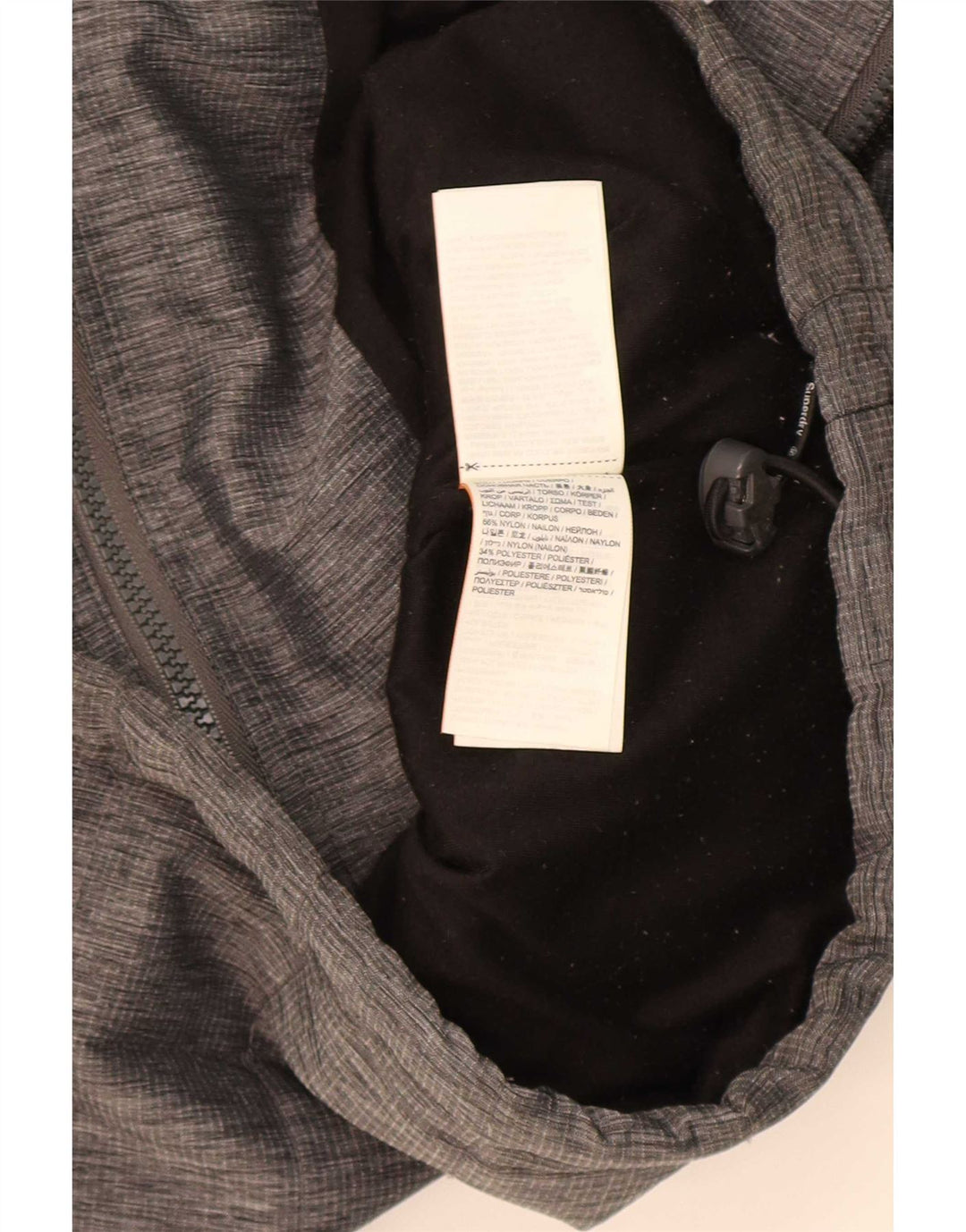 Superdry Herre The Windcheater Windbreaker Jacket UK 38 Medium Grey Flecked