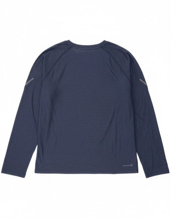Russell Athletic Boys Top Langærmet 14-15 år XL Navy Blue Flecked