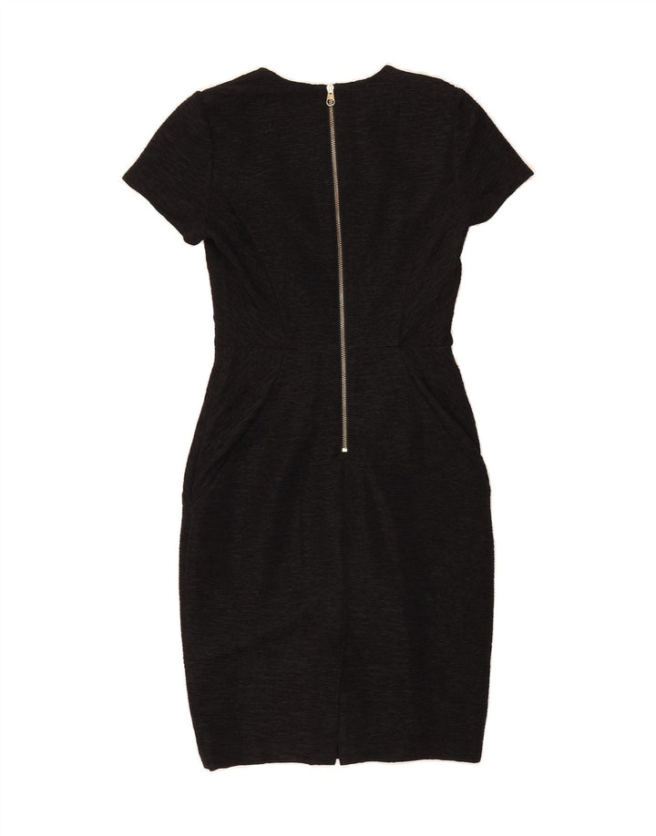 TED BAKER Womens Bodycon Dress Size 2 Small Black Polyester Vintage Ted Baker and Second-Hand Ted Baker from Messina Hembry 