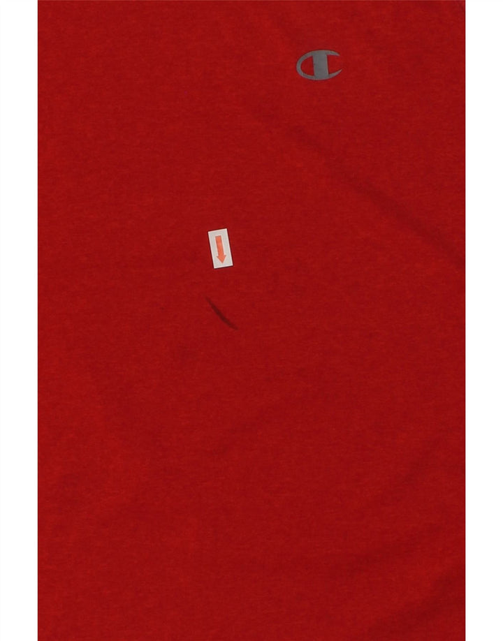 CHAMPION Boys Vest Top 7-8 Years Small Red Polyester | Vintage Champion | Thrift | Second-Hand Champion | Used Clothing | Messina Hembry 