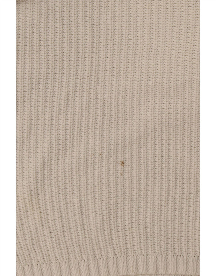 Marks & Spencer dame sweater med rund hals i overstørrelse UK 18 XL Hvid