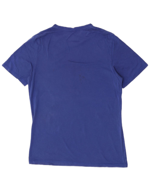 Champion Herre grafisk T-shirt Top Medium Blue Bomuld