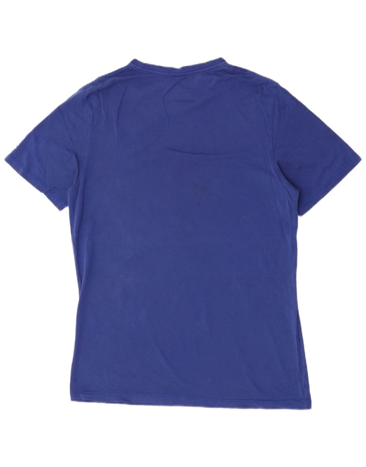 Champion Herre grafisk T-shirt Top Medium Blue Bomuld