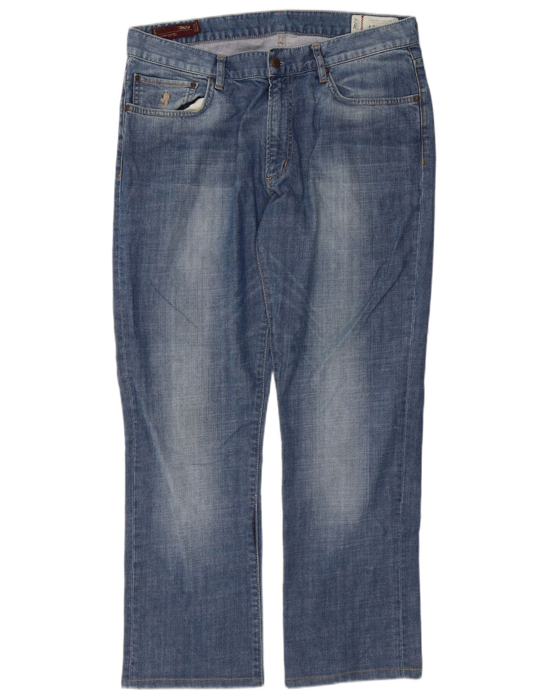 Marlboro Classics Straight Jeans til mænd W36 L30 Blå