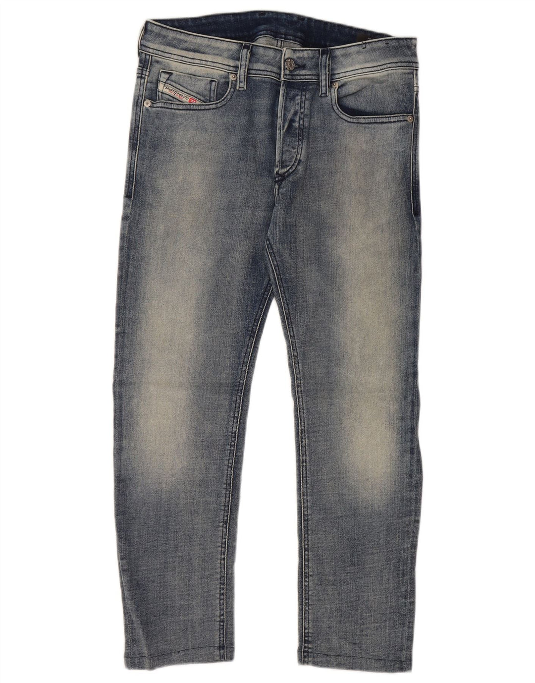 DIESEL Dame Sleenker Skinny Jeans W29 L25 Blå Bomuld