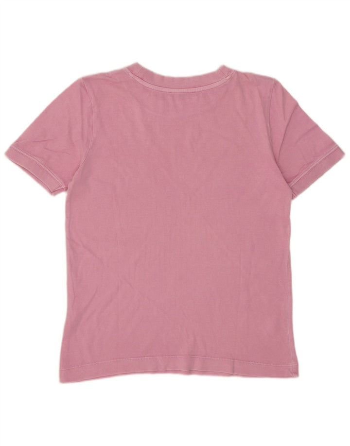Zara Dame T-Shirt Top UK 10 Lille Pink
