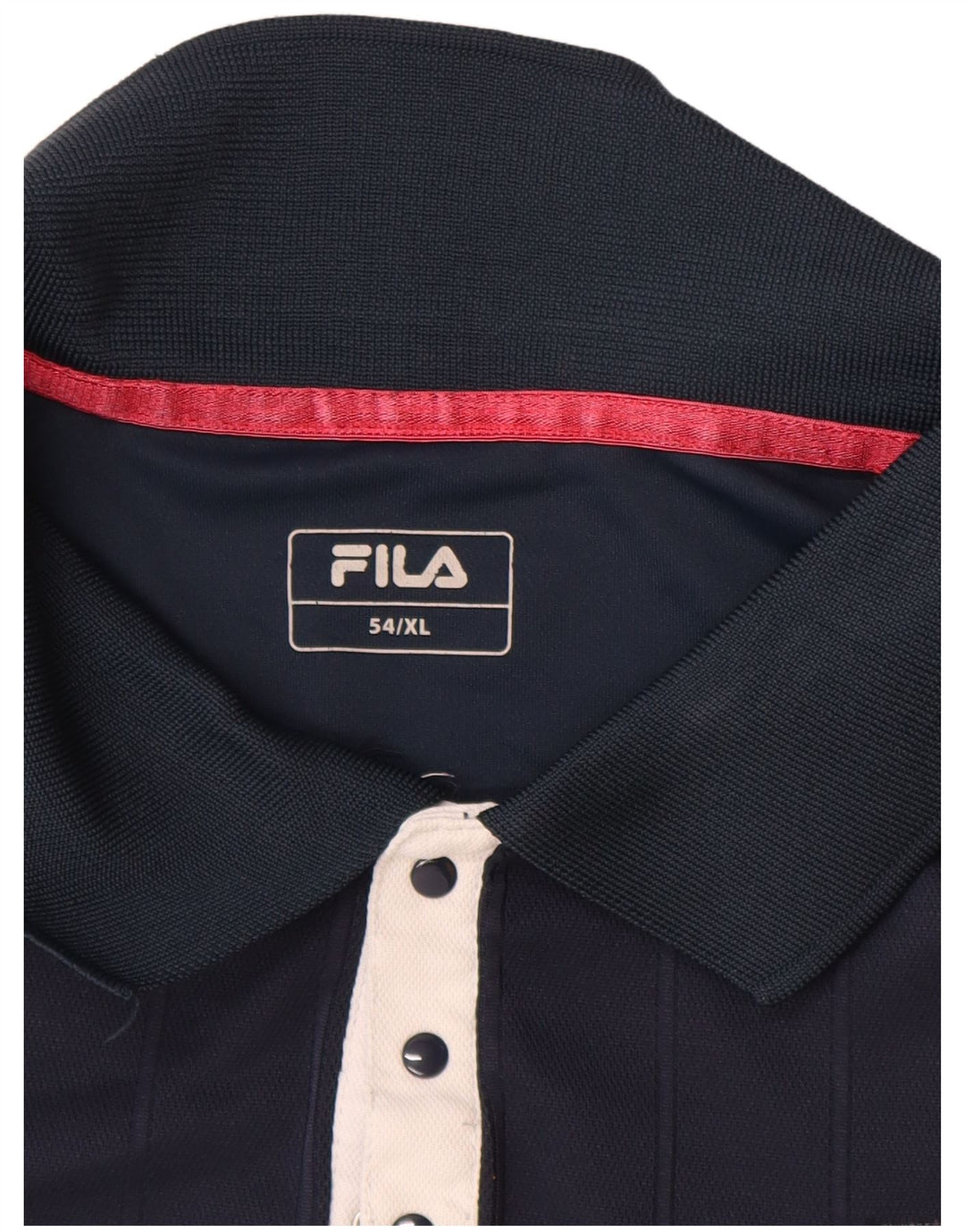 FILA Poloskjorte til mænd IT 54 XL Marineblå polyester