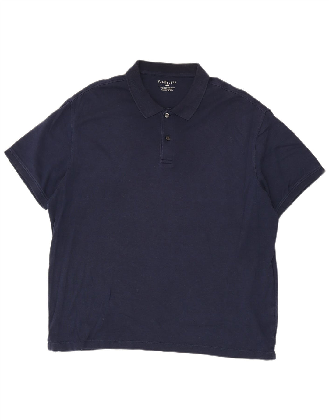 Van Heusen Herre poloshirt Stor marineblå bomuld