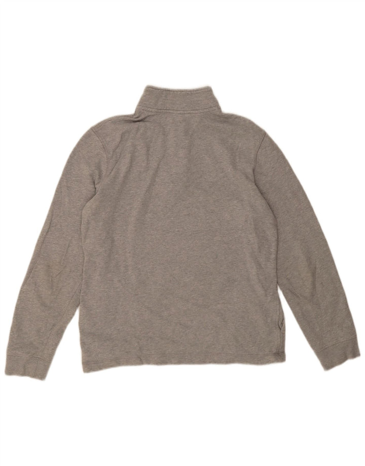 Ted Baker Sweatshirt med lynlås til kvinder størrelse 3 mellemgrå bomuld