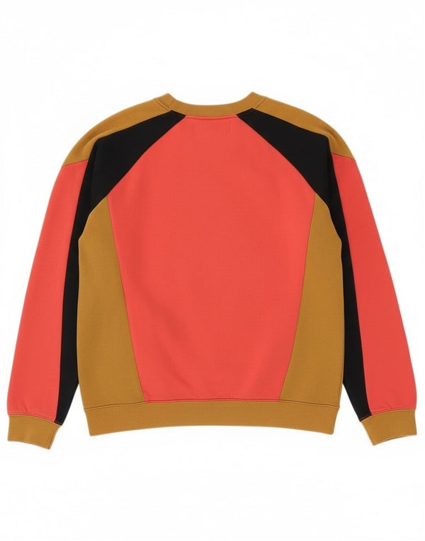 Nike Dame Grafisk Sweatshirt Jumper UK 10 Small Multicolor Colourblock