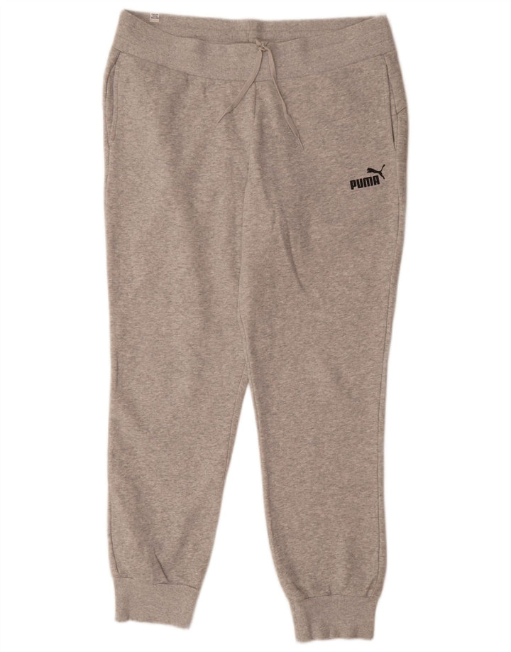 Puma træningsdragt til kvinder Joggers UK 16 Large Grå Flecked Polyester