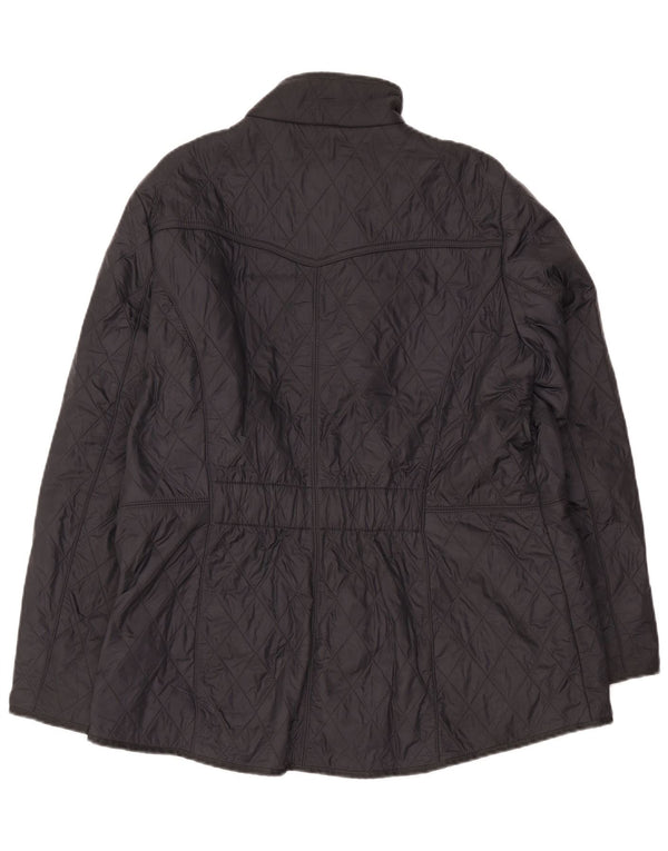 Barbour Quiltet jakke til kvinder UK 14 Large Sort