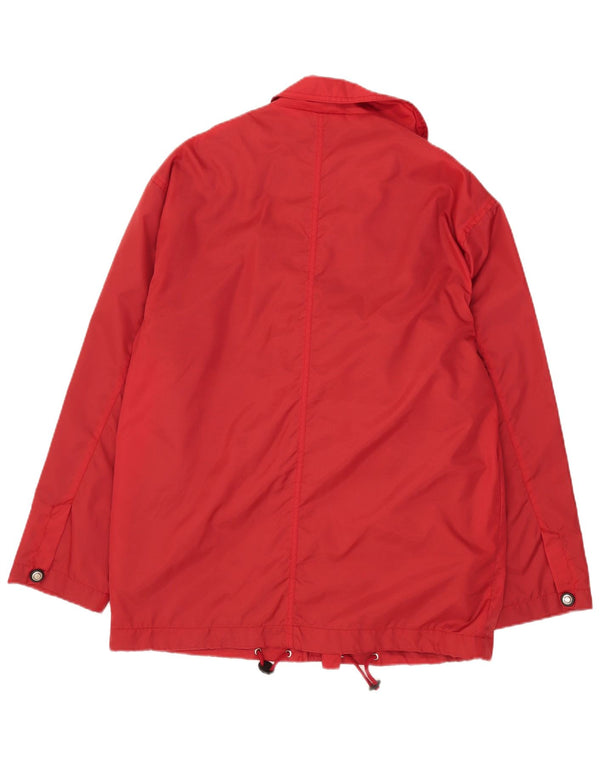 Vintage Herre Utility Jacket UK 40 Large Rød Nylon