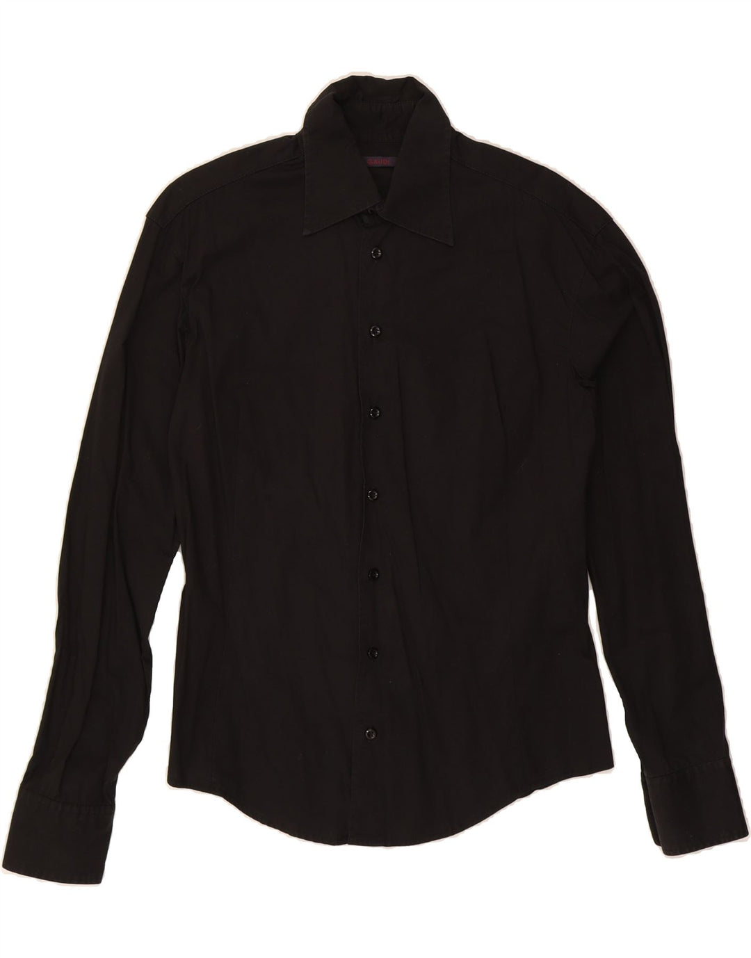 GAUDI Mens Shirt Medium Black Vintage Gaudi and Second-Hand Gaudi from Messina Hembry 