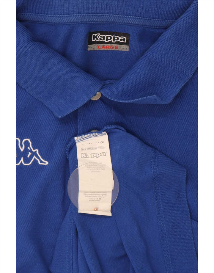 Kappa herre polo skjorte stor blå bomuld