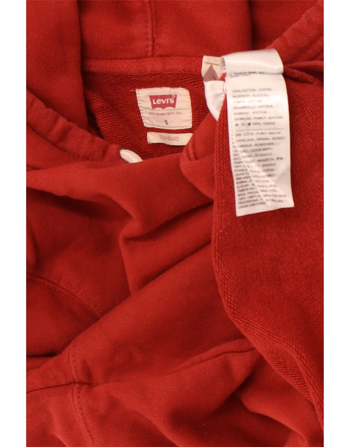 LEVI'S Standard Fit hættetrøje til mænd Lille rød bomuld