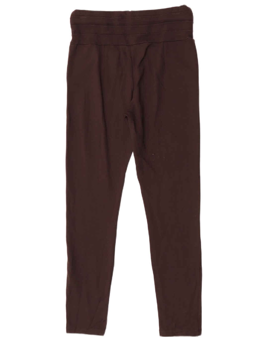 Zara Womens Leggings UK 16 Large Brown Viscose