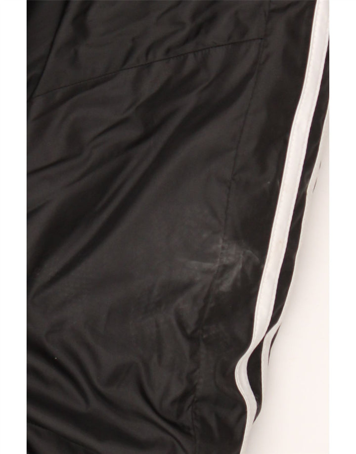 Adidas Herre Hooded Windbreaker Jacket UK 44 2XL Sort Polyester