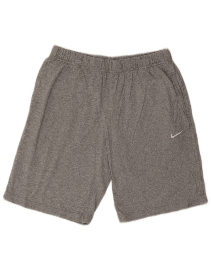 NIKE Sportsshorts til mænd, store grå bomuld
