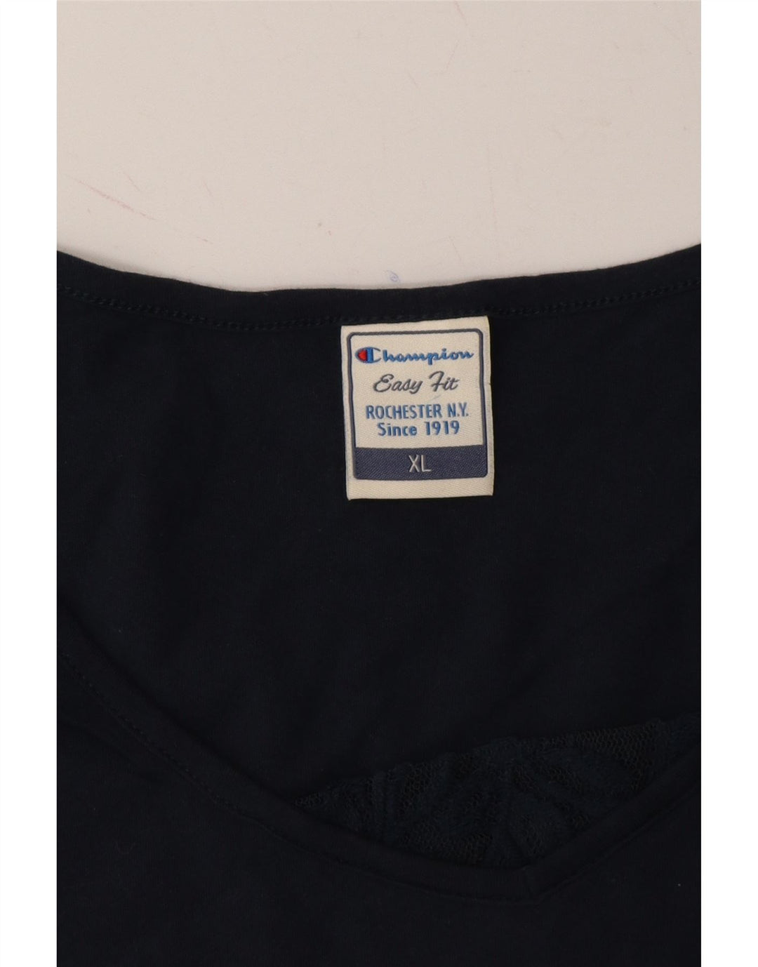 CHAMPION Womens Easy Fit Vest Top UK 18 XL Navy Blue Vintage Champion and Second-Hand Champion from Messina Hembry 