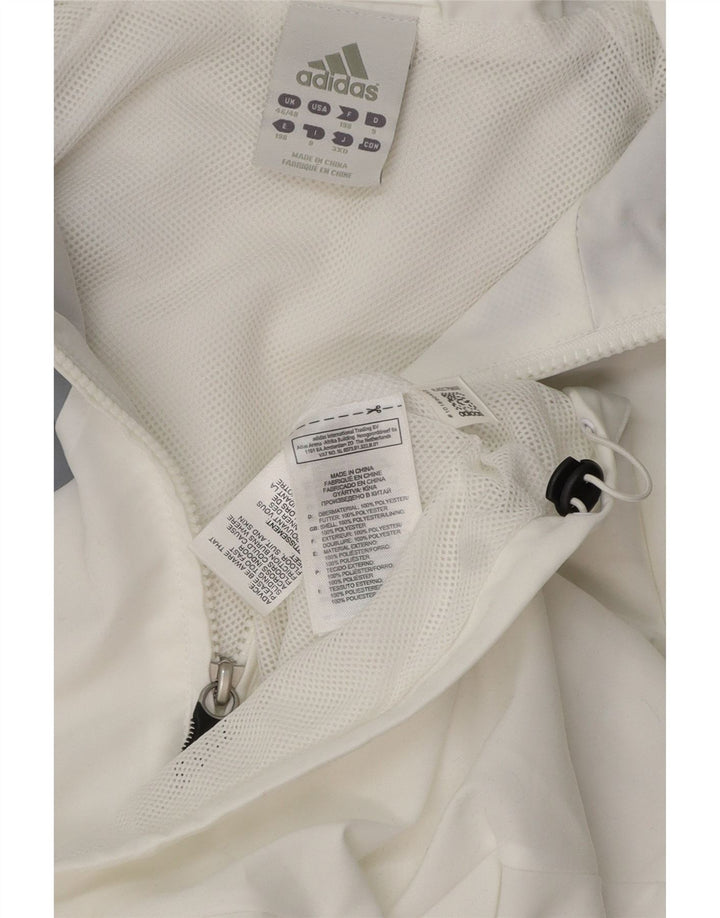 ADIDAS Træningsdragt til mænd, topjakke UK 46/48 XL Hvid Colourblock Polyester