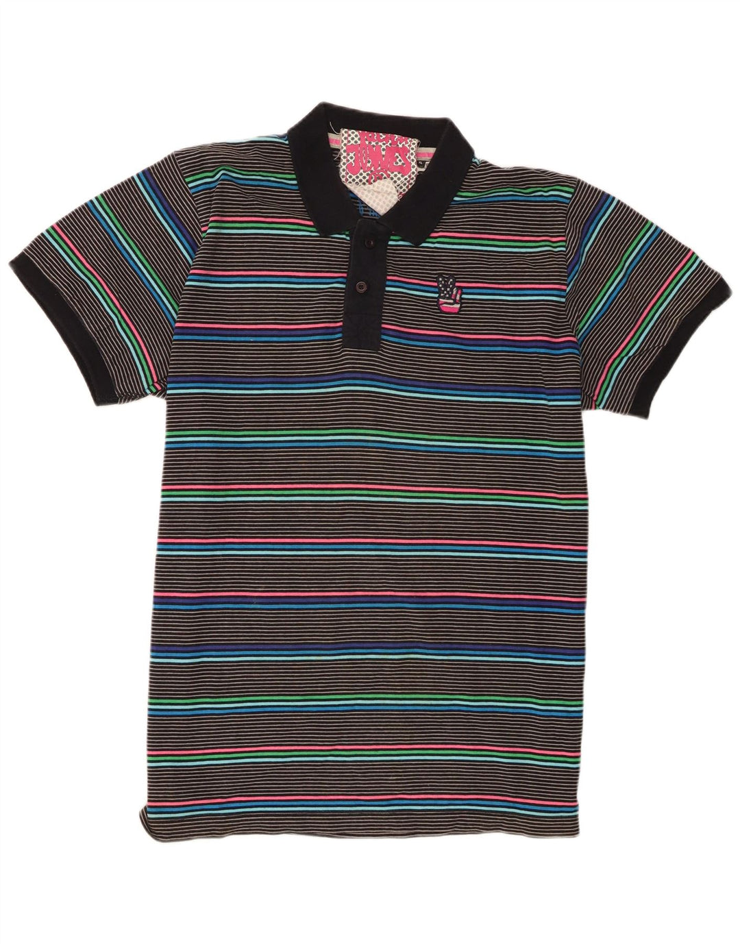 Jack & Jones Herre kortærmet poloshirt XL flerfarvet stribet