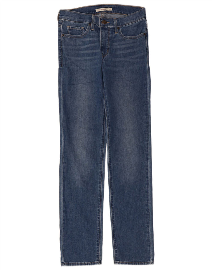 Levi's Womens 312 Shaping Slim Jeans W26 L30 Blå Bomuld