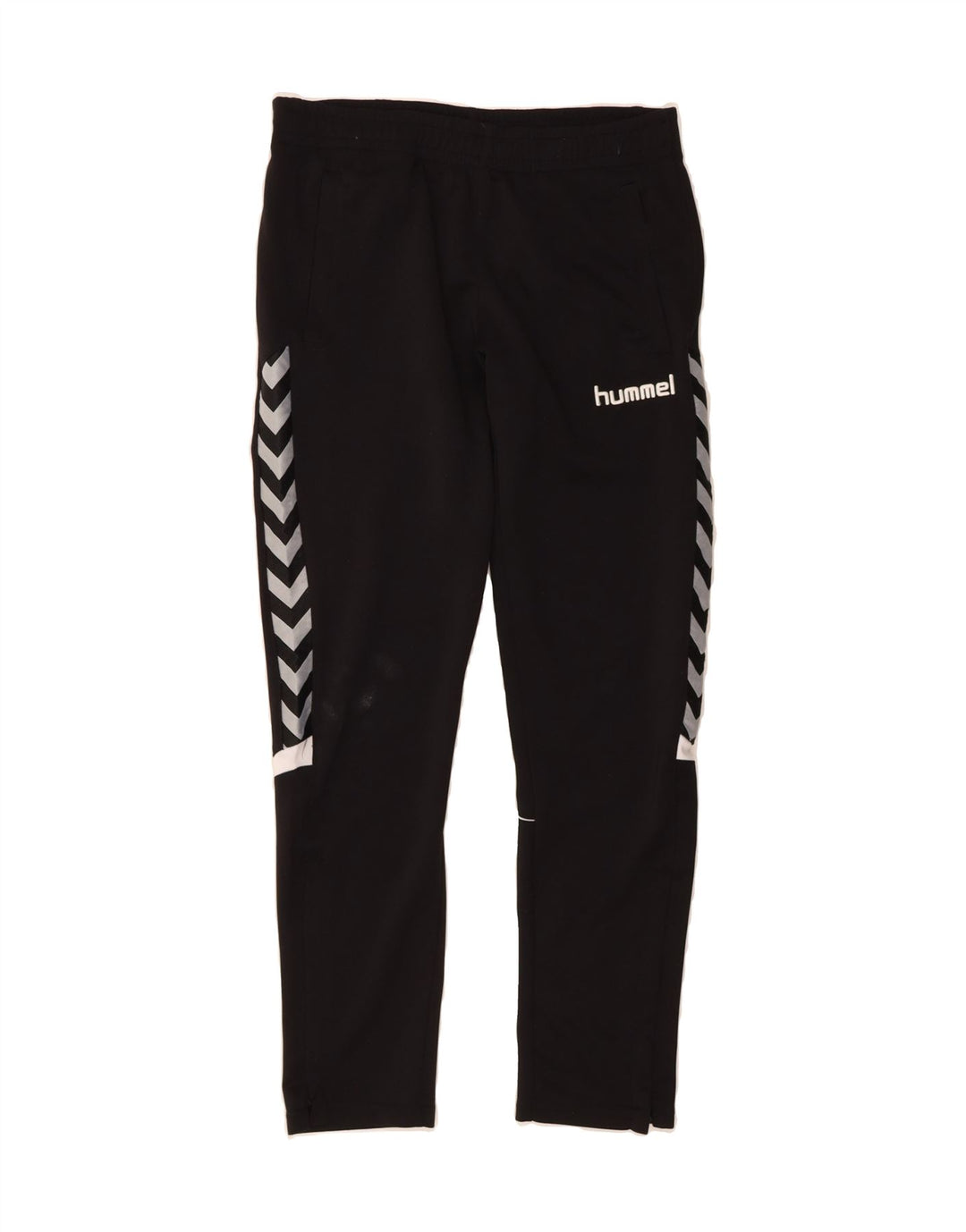 HUMMEL Boys Graphic Tracksuit Trousers 15-16 Years  Black Polyester Vintage Hummel and Second-Hand Hummel from Messina Hembry 