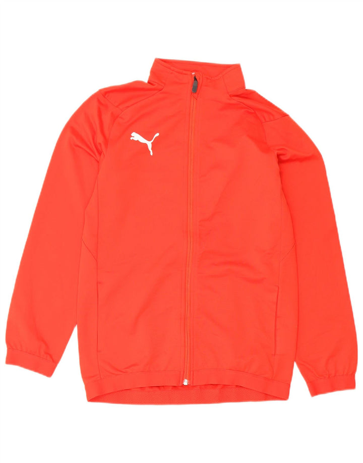 Puma Drenge Træningsdragt Topjakke 13-14 År Rød Polyester