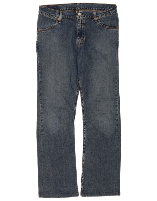 Levi's Dame 560 Straight Jeans W30 L29 Blå Bomuld