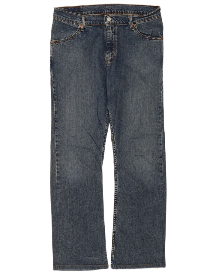 Levi's Dame 560 Straight Jeans W30 L29 Blå Bomuld