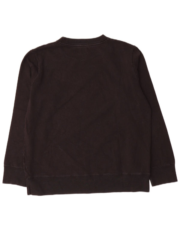 Converse Graphic Sweatshirt Jumper UK 16 Stor sort bomuld