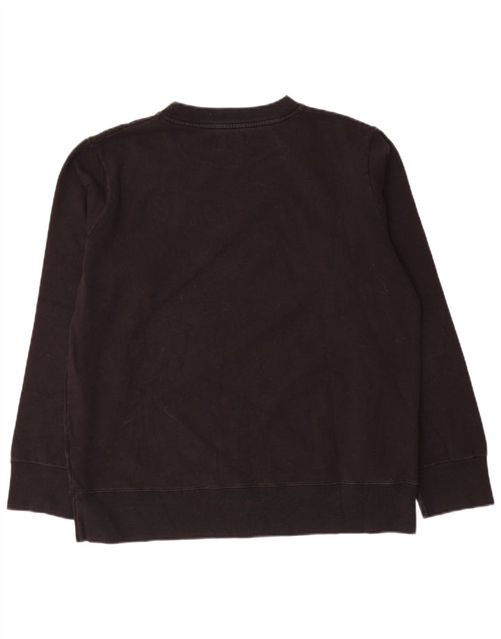 Converse Graphic Sweatshirt Jumper UK 16 Stor sort bomuld