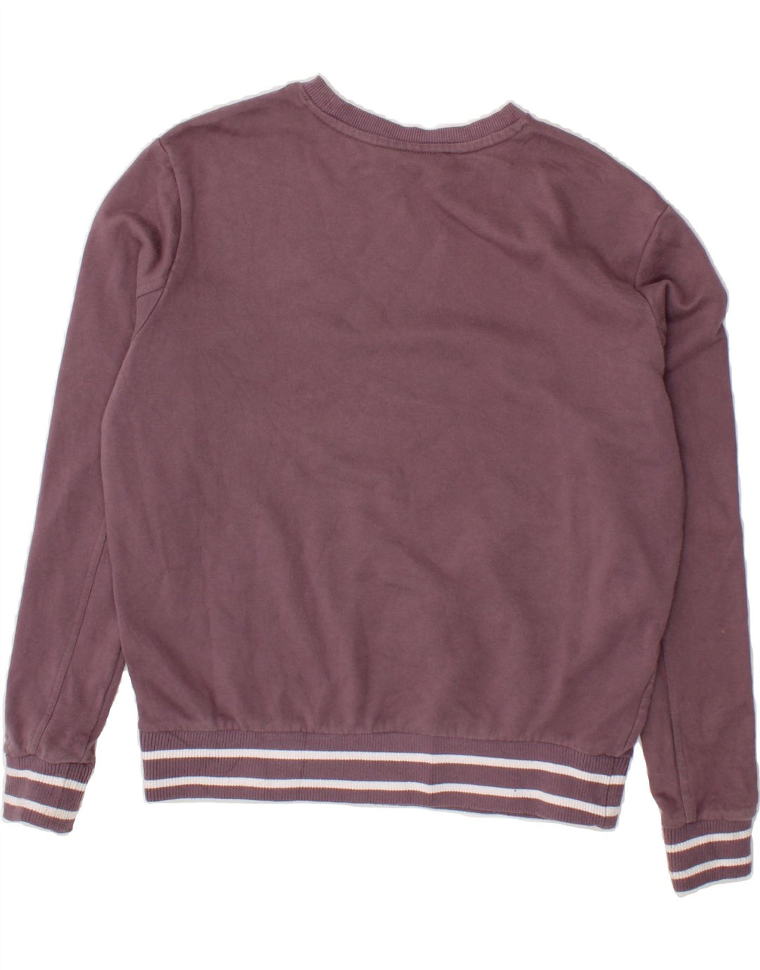 FILA Womens Sweatshirt Jumper UK 14 Medium Maroon Cotton Vintage Fila and Second-Hand Fila from Messina Hembry 