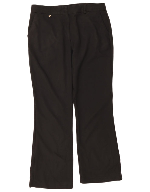 M&Co Dame Bootcut Casual Bukser UK 14 Large W36 L28 Sort Polyester