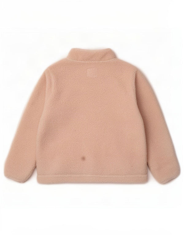 Crew tøj Dame lynlås hals Fleece Jumper UK 14 Large Pink Polyester