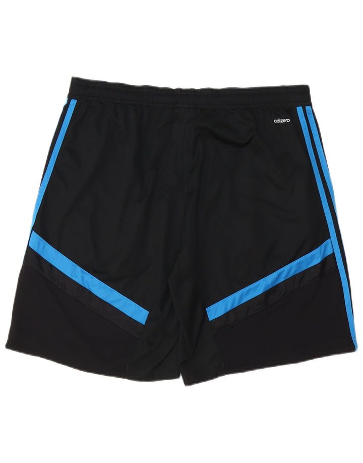 Adidas Herre Climacool Sports Shorts Large Black Colourblock Polyester